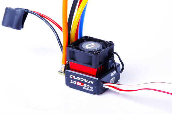LCE016 60A Sensored Brushless ESC by Hobbywing with Cooling Fan (Quicken 10BL60 G2) <br><br><font size=2> (For 1/10, 1/12/ 1/14)</font>
