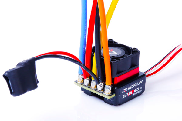 LCE016 60A Sensored Brushless ESC by Hobbywing with Cooling Fan (Quicken 10BL60 G2) <br><br><font size=2> (For 1/10, 1/12/ 1/14)</font>