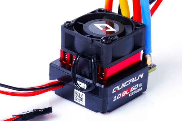 LCE016 60A Sensored Brushless ESC by Hobbywing with Cooling Fan (Quicken 10BL60 G2) <br><br><font size=2> (For 1/10, 1/12/ 1/14)</font>