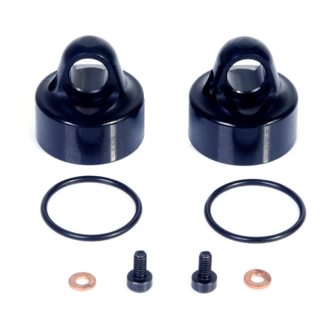 C7117 Shock Cap Alu 7075-T6 Hard Coated (2) <br><br><font size=2>(For LC10B5V2)</font>