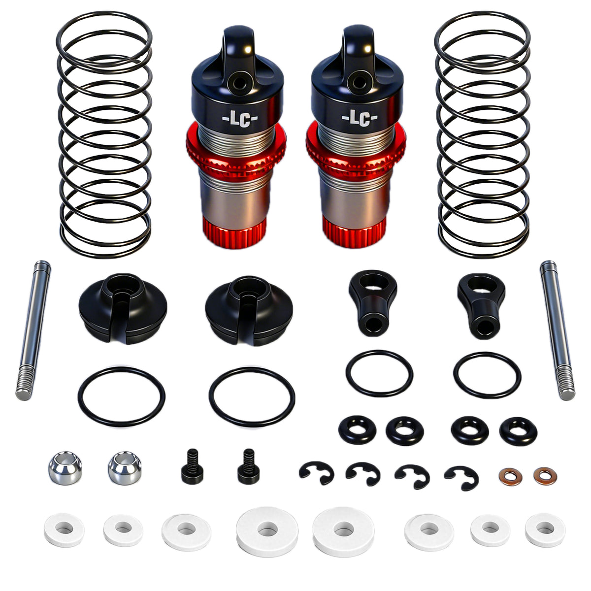 L5080 Rear Shock Set V2 (For EMB-WRC/RA/1/SC/DT/TG/MT, BHC-1/1ST/1 V2 ...