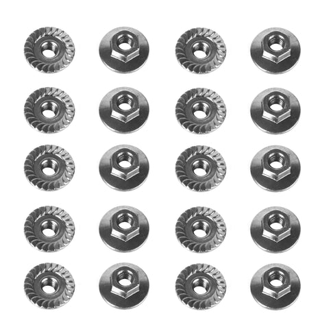 LCSK55 M3 Flanged Nuts (Serrated) (20pcs)