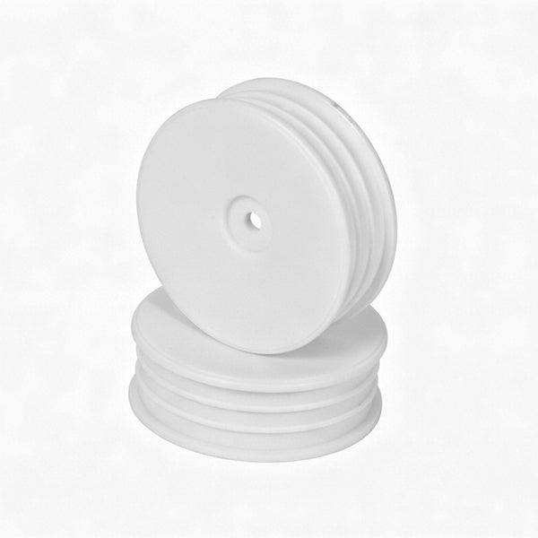 L5093 BHC Wheels White - 2WD Fronts - 2pcs <br><br><font size=2> (For All BHC, EMB and LC12B1 )</font>