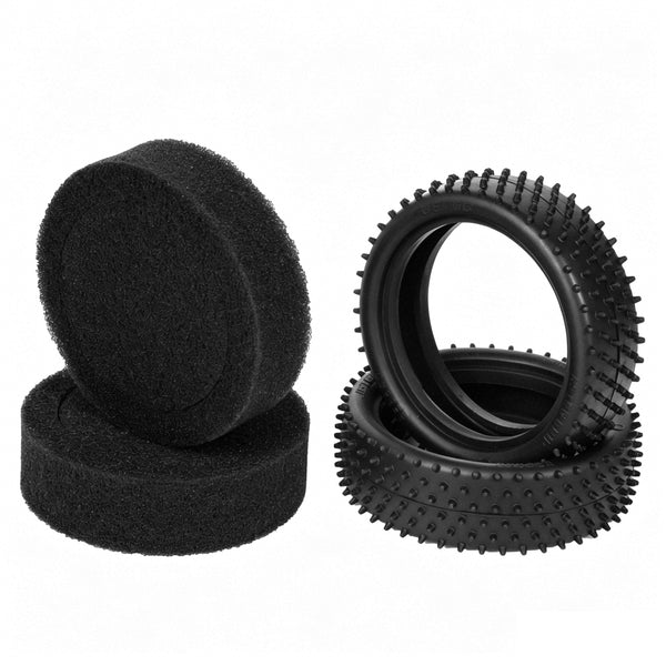 L5096 Jetgo Astro Pins Buggy Racing Tires and Inserts - 2WD Fronts 65° - 2pcs <br><br><font size=2> (For All BHC, EMB and LC12B1 )</font>