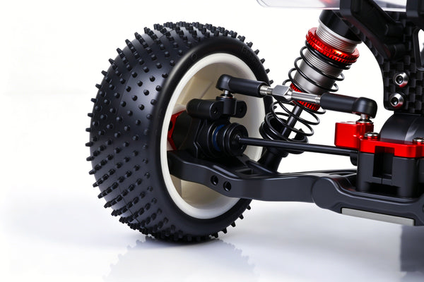 L5097 Jetgo Astro Pins Buggy Racing Tires and Inserts - 4WD Fronts 65° - 2pcs <br><br><font size=2> (For All BHC, EMB and LC12B1 )</font>