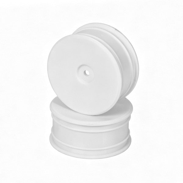 L5094 EMB/LC12 Wheels White - 4WD Fronts - 2pcs <br><br><font size=2> (For All BHC, EMB and LC12B1 )</font>