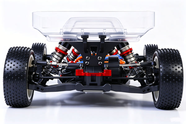 L5097 Jetgo Astro Pins Buggy Racing Tires and Inserts - 4WD Fronts 65° - 2pcs <br><br><font size=2> (For All BHC, EMB and LC12B1 )</font>