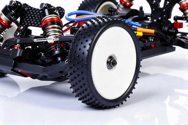 L5096 Jetgo Astro Pins Buggy Racing Tires and Inserts - 2WD Fronts 65° - 2pcs <br><br><font size=2> (For All BHC, EMB and LC12B1 )</font>