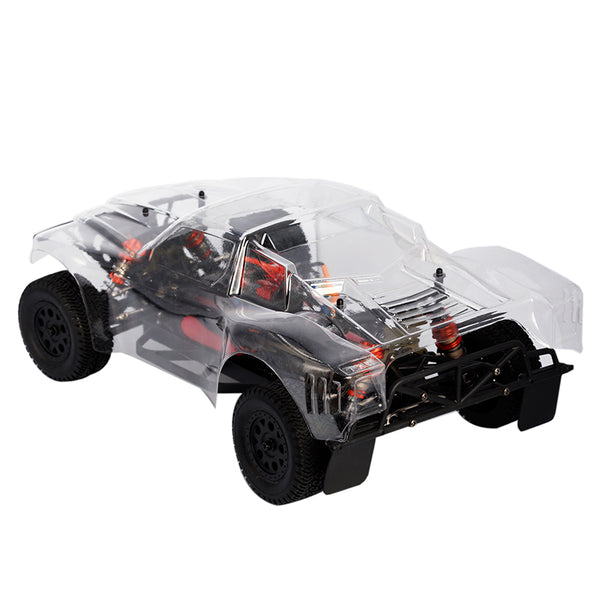 L6240 1/14 Polycarbonate Short Course Truck Body (CLEAR with decals)<br><br><font size=2> (For EMB-SC)</font>