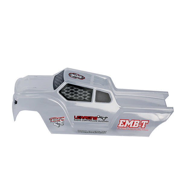 L6242 1/14 EMB-TG Polycarbonate Truggy Body "2021" (CLEAR with decals)<br><br><font size=2> (For EMB-TG)</font>