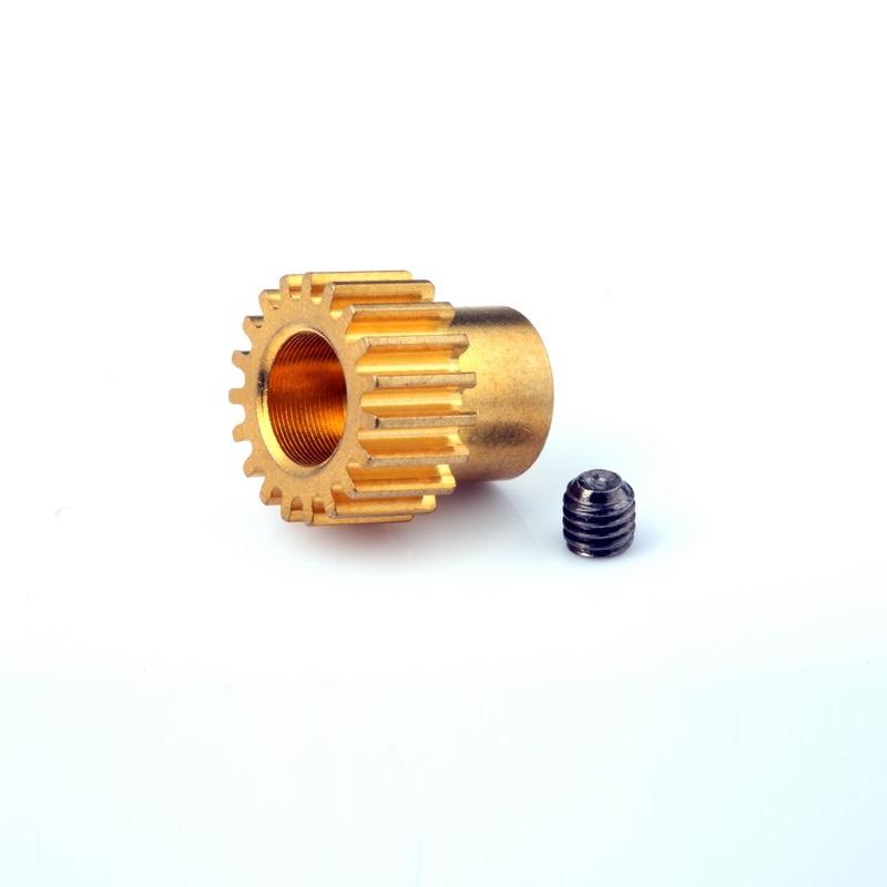 L6080 Copper 19T Motor Pinion Gear For 2.3mm Shaft<br><br><font size=2> (For EMB-WRC, EMB-RA, EMB-1, EMB-SC, EMB-DT, EMB-TC, EMB-TG, EMB-MT)</font>