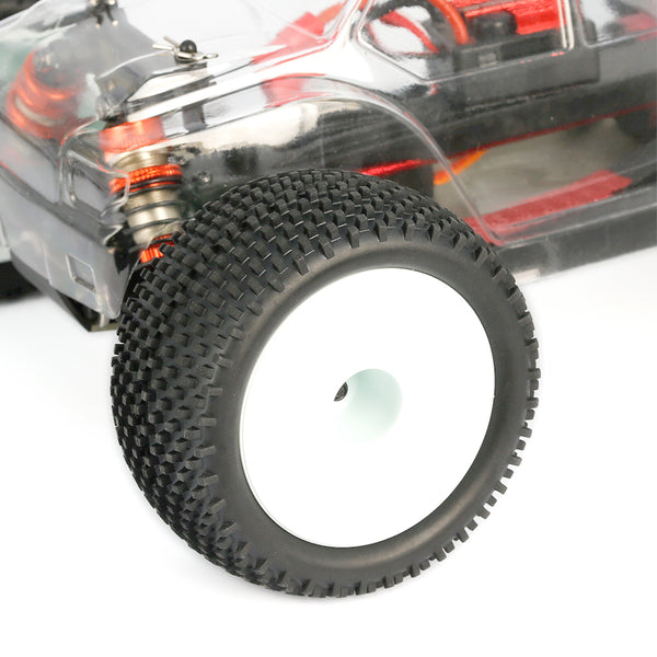 L6247 Block Pin Truggy Tires Mounted, 12mm 2pcs<br><br><font size=2> (For EMB-TG)</font>
