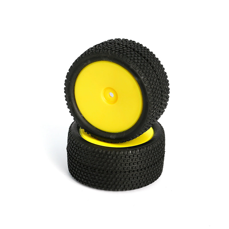 L6251 All Terrain Buggy Rear Tires Mounted Yellow, 12mm 2pcs<br><br><font size=2> (For EMB-1, LC12B1)</font>