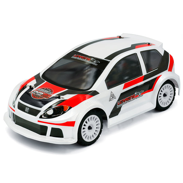 L6264 EMB-RA Rally Polycarbonate Body - CLEAR Unpainted with Decals <br><br><font size=2> (For EMB-RA)</font>